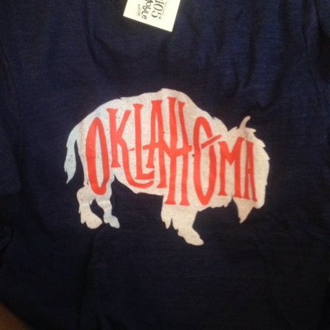 Bison Oklahoma Adult tee