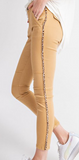 Gold Pants Leopard Sides