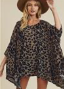 Leopard Poncho