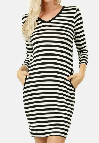 Mandy Stripe Dress