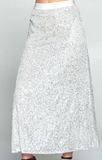 Sequin MIDI Skirt