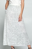 Sequin MIDI Skirt