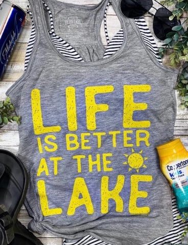 Life is Better at the Lake tank