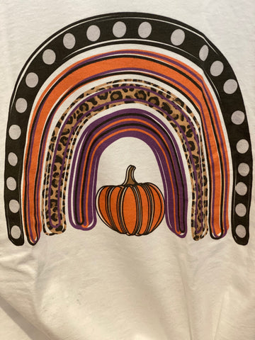 Pumpkin Rainbow tee
