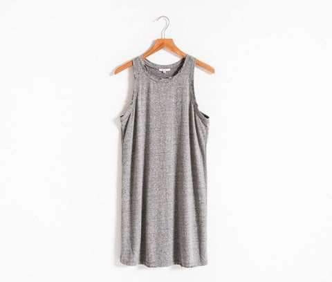 Mallie Muscle distressed tank dress